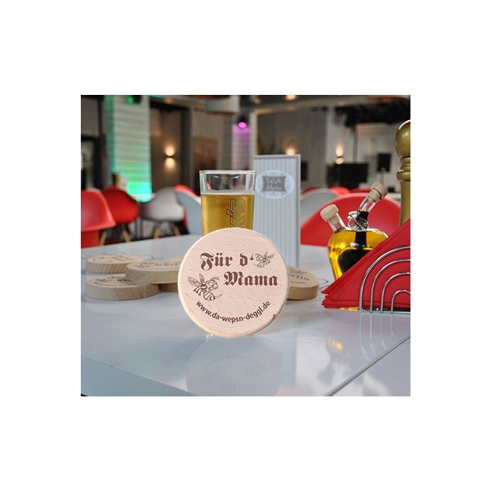 Da Wepsn-Deggl bedruckt mit “Für d´ Mama”