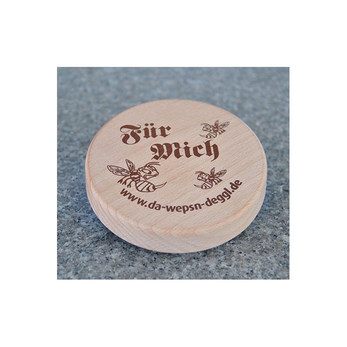 Da Wepsn-Deggl bedruckt mit “Für Mich”